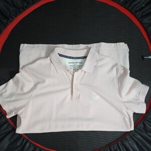 Banana Republic Pink Polo Shirt Small